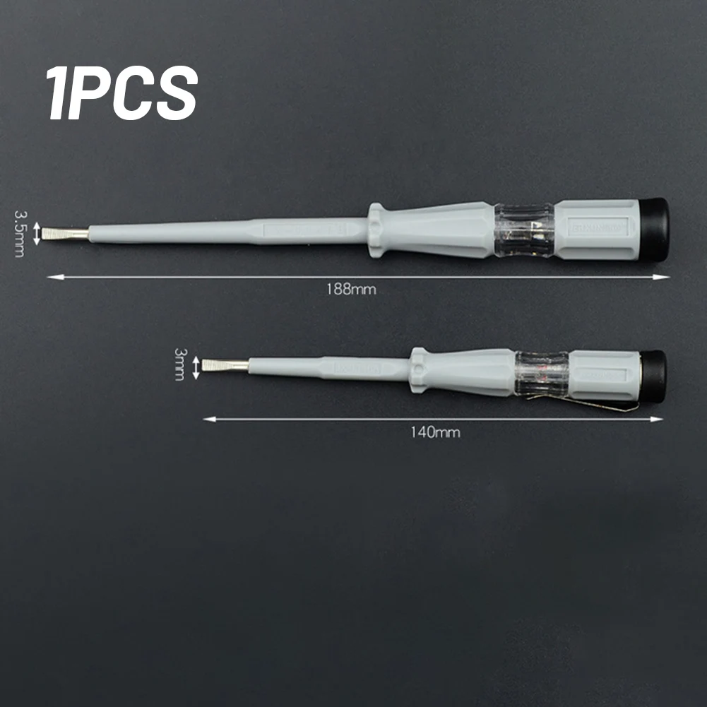 

Electric Test Pen Screwdriver Flat Tip Hand Tools Household One-character