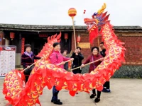 7m size 5 dragon dance costume 6 players children stundent festival spring carnival party playground parade folk stage china
