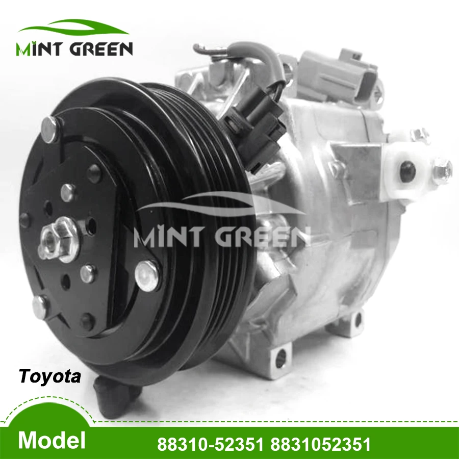 Компрессор кондиционера SCSA06C для автомобиля Toyota echo 88310-52351 88320-52400 447260-7842 447180-8750 4PK |