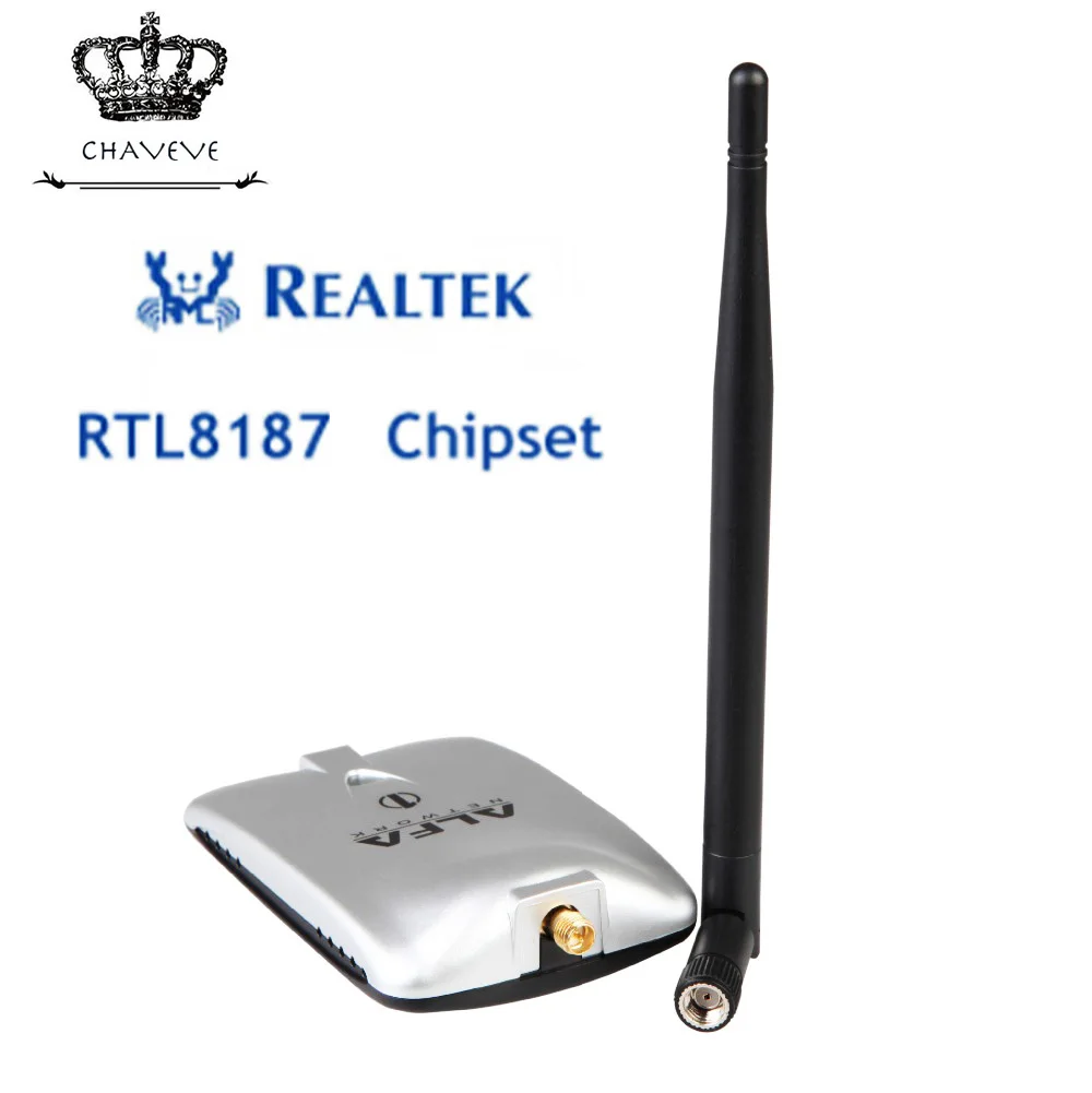 Wi-Fi адаптер ALFA RTL8187 чипсет 2000 МВт беспроводной USB 54 Мбит/с Беспроводная сетевая