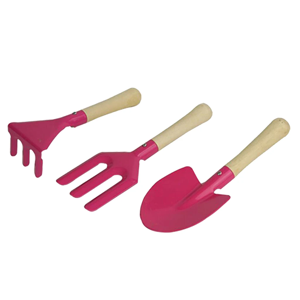 3 шт. мини металлическая лопатка захватли набор вилок садовый инструмент для
