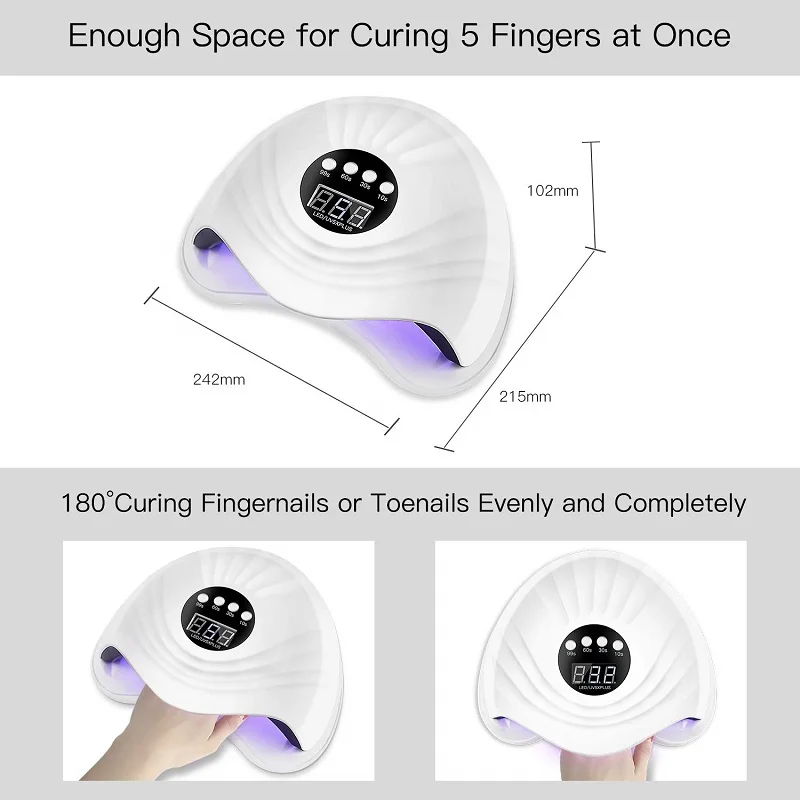 УФ лампа для сушки гель лака SUN5xplus 108 ВТ 36 светодиодный одов|Сушилки ногтей| |