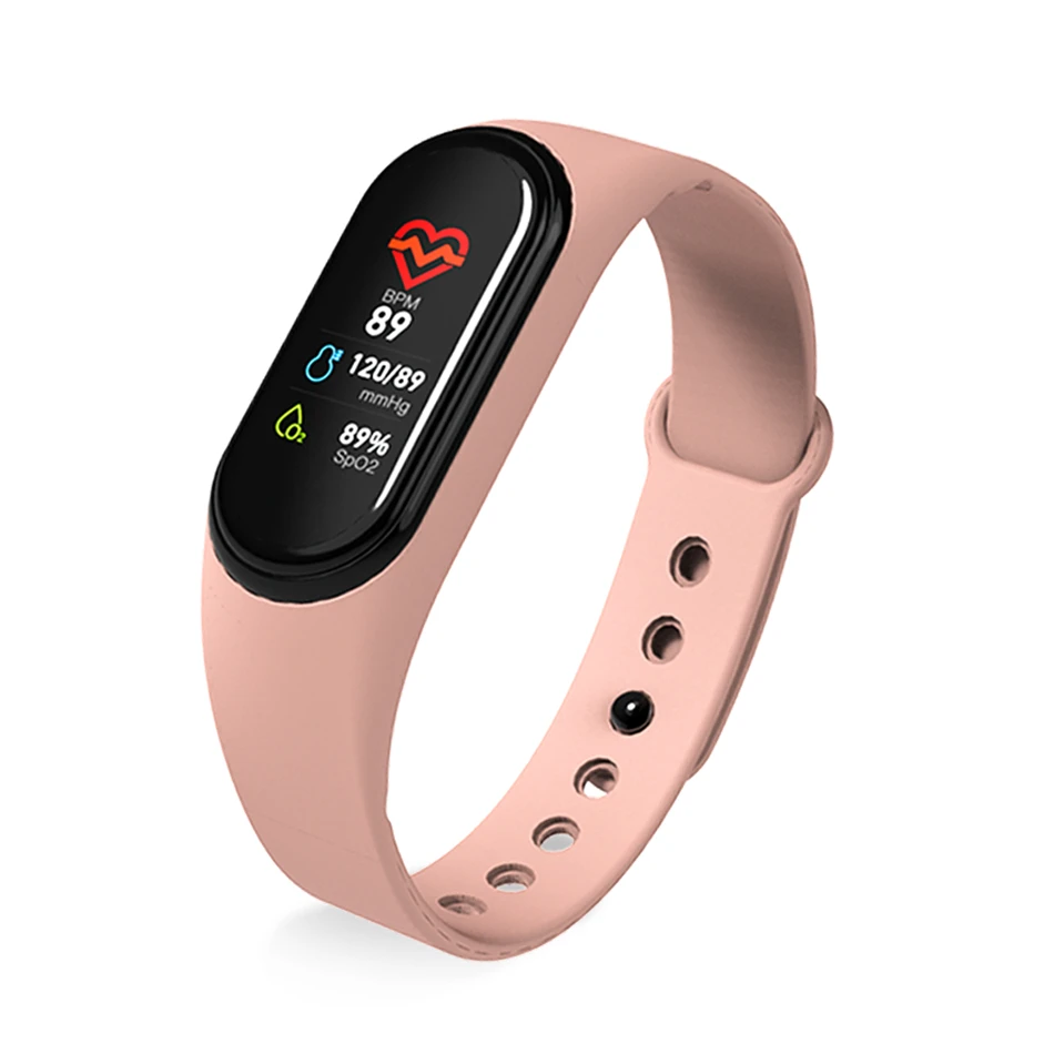 M4 smart Band Watch Color Screen Bracelet Heart Rate Fitness Tracker bracelet Monitoring of blood pressure Sport Waterproof | Электроника