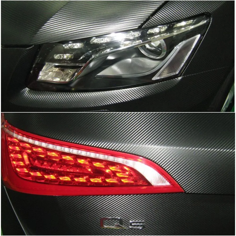 Автомобильная виниловая 3d пленка из углеродного волокна 20 х152 см|Наклейки на