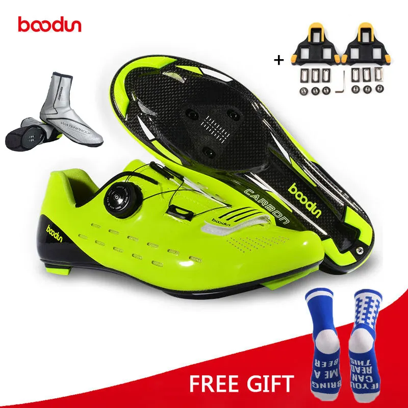 Boodun Ультралегкая обувь для езды на велосипеде из углеродного волокна дышащая с
