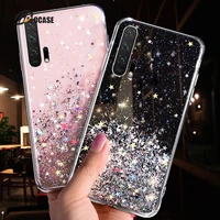 halocase luxury gradient glitter star phone cases for huawei p40 p20 p30 pro lite mate 20 pro transparent soft phone back cover