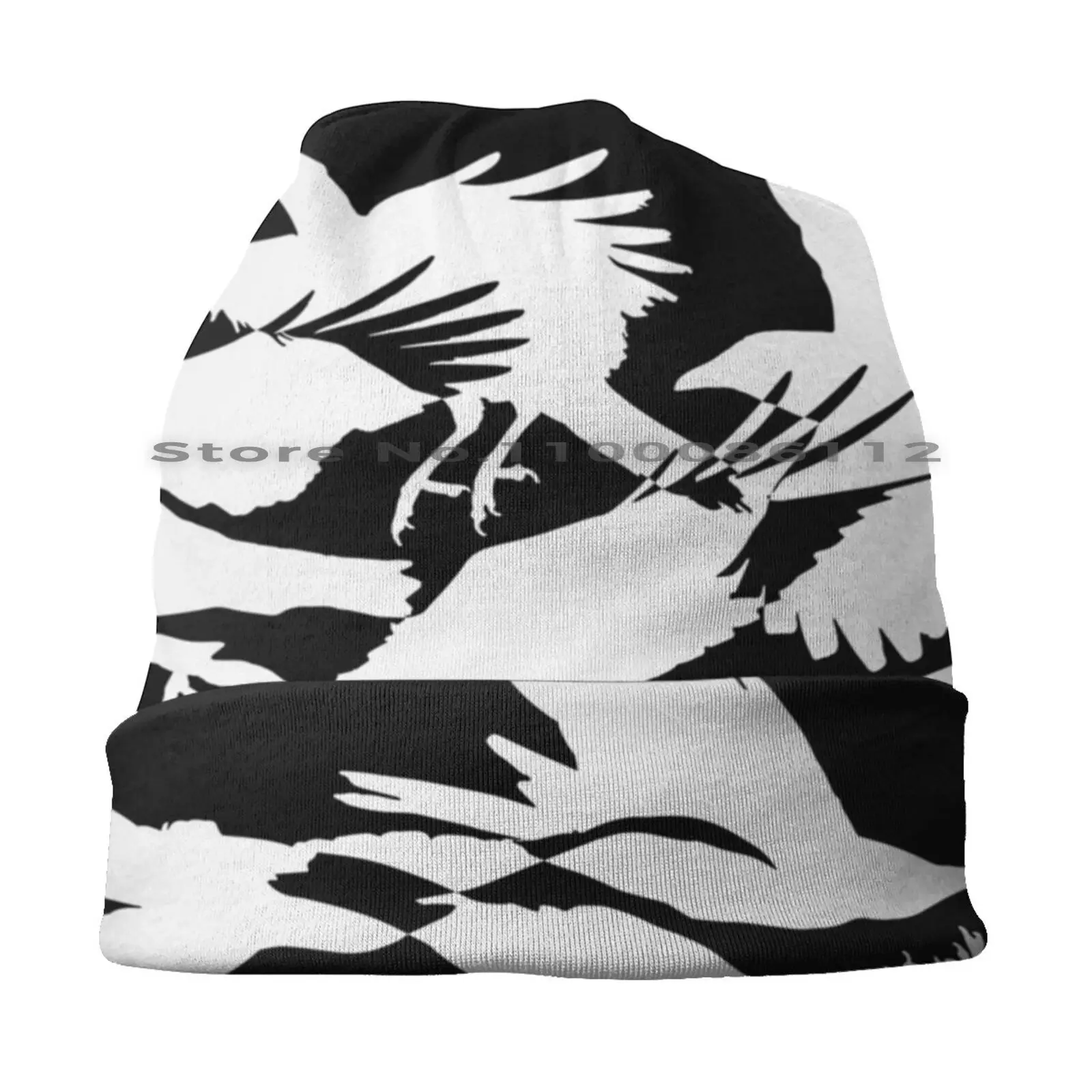 Летающая Панама с силуэтом ворон шляпа от солнца вороны убийца флок мафия птицы