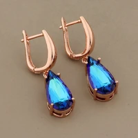 new 2022 trend long earring for women fashion party jewelry colourful water drop earrings korean style women