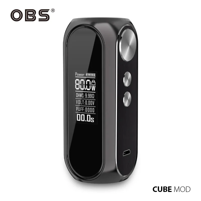 Оригинальный OBS Cube VW Box MOD 3000 мАч батарея электронная сигарета максимальная