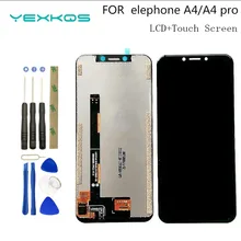 New Original 5.85 Inch Touch Screen+1512x720 LCD Display Assembly Replacement For Elephone A4/A4 Pro Android 8.1 Phone