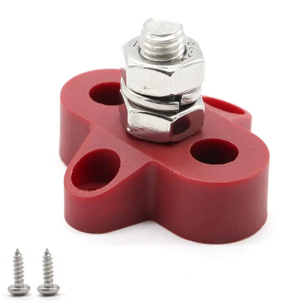 M8 Bus Bar Terminal Junction Blocks Positive Power Distribution Studs Car 5/16'' |