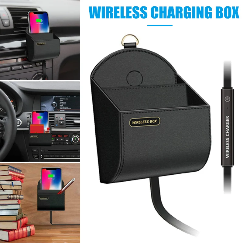 Беспроводное Автомобильное зарядное устройство быстрая зарядка подставка