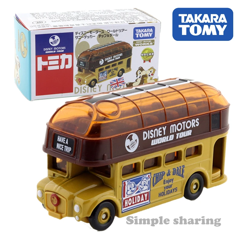 

Takara Tomy Tomica Disney Motors World Tour Sunny Decker Chip & Dale