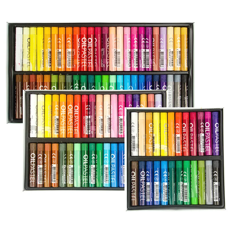 24 36 48 цветов Масляные пастельные для художника студента Рисование граффити ручка