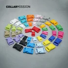 20 шт.лот пластиковые боковые выпуск Изогнутые Пряжки прочная позолоченная пряжка 15 мм, 20 мм и 25 мм DIY собачий ошейник Паракорд DIY части