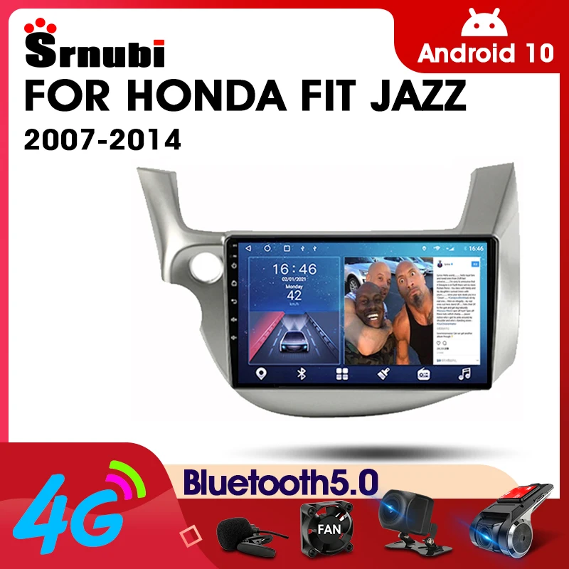 

Android10.0 2 Din For HONDA FIT JAZZ 2007-2014 Car Radio 4G RDS DSP GPS navigation Multimedia Video Player MP5 DVD Split Screen