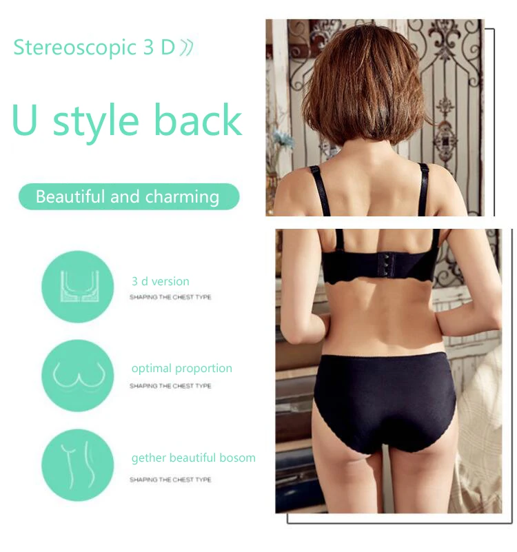 Fashion Sexy thin Cup Bras For Women Push Up Lingerie one piece Bra Wireless Bralette Intimates female Underwear A B C