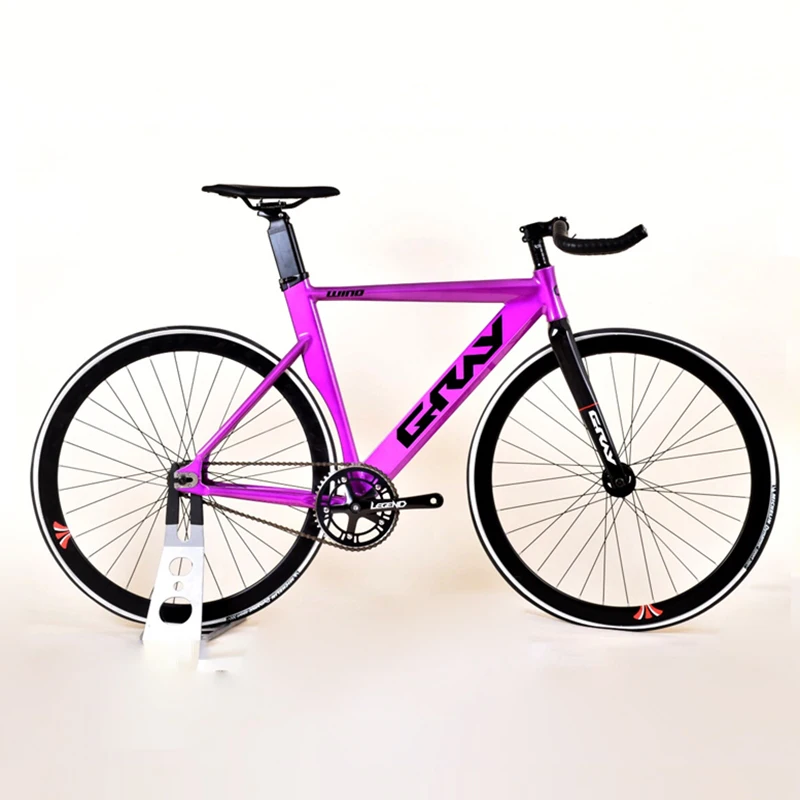 Fixie велосипед 48 см 52 рама Одиночная скоростная велосипедная сварочная белый цвет