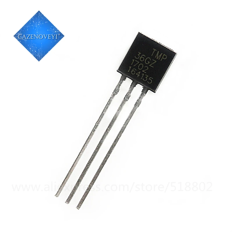 5 шт./лот TMP36GT9Z TMP36GZ TMP36 TO-92 в наличии | Электронные компоненты и принадлежности
