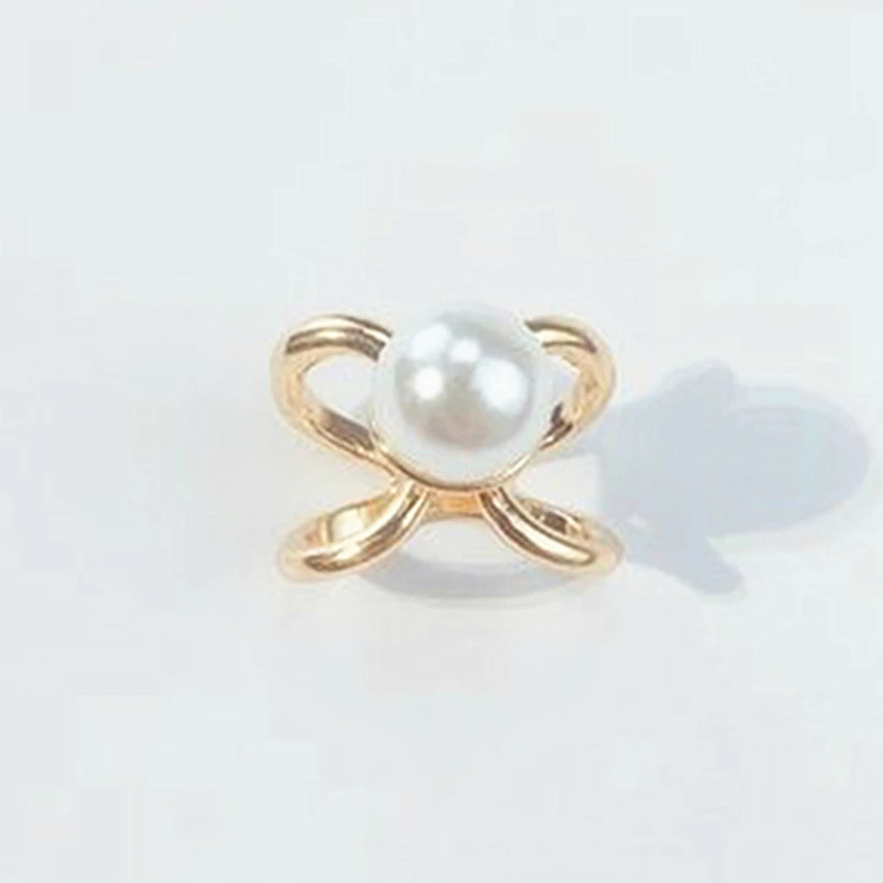 Изогнутые броши-кресты из искусственного жемчуга шелковая Пряжка для шарфа