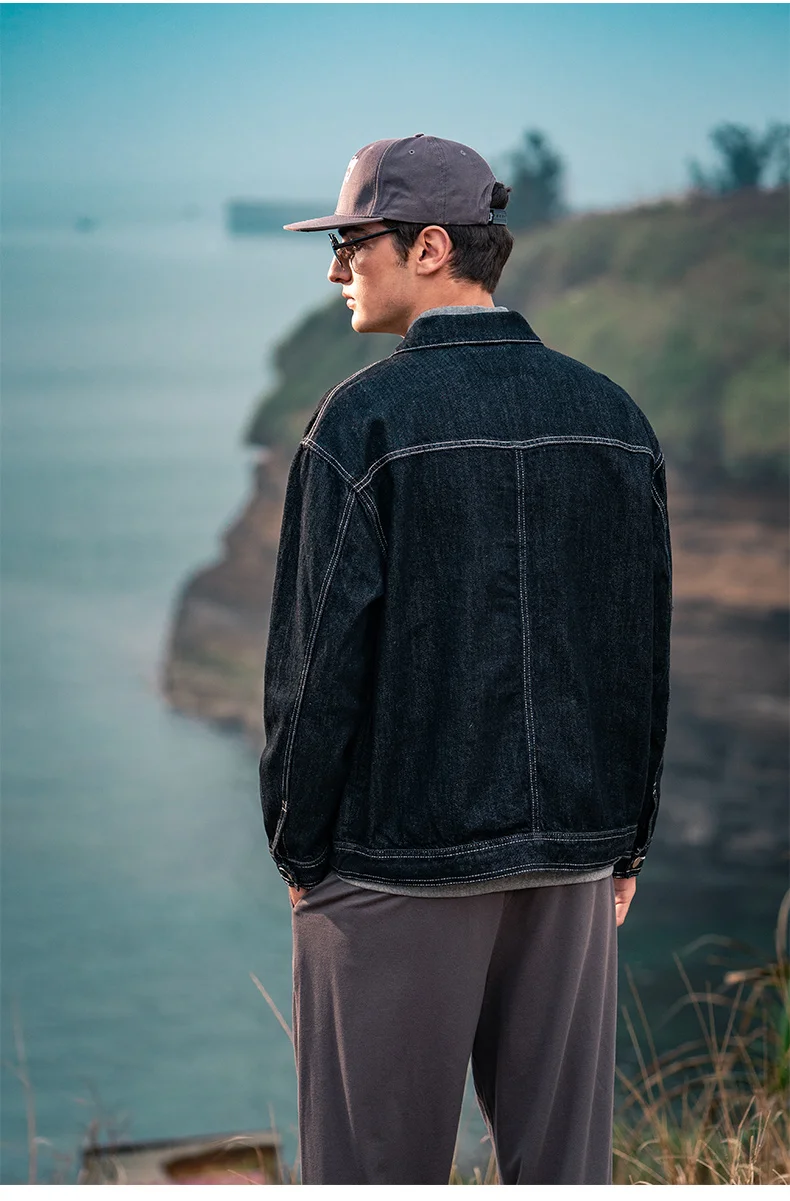 

2021 new spring collection line denim coat