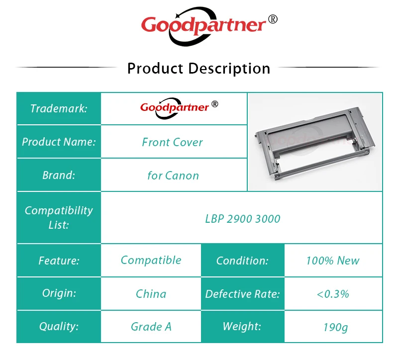 1X RL1-0905-000 крышка переднего объектива Цифрового Фотоаппарата Canon LBP 2900 3000 / LBP2900 LBP3000