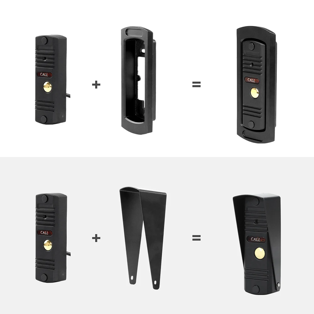 HomeFong 7 дюймов Wifi видеодомофон для дома беспроводной видеодомофон 1200TVL панель вызова поддержка электрических замков уличные камеры