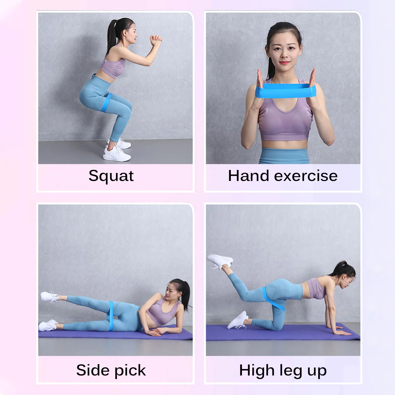 

Yoga Crossfit Resistance Bands 4 Level Training Pull Rope For Sports Pilates Expander Fitness Gum Gym Workout Equipment
