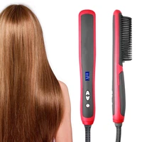 electric straightening comb flat iron comb for great tresses hair styling brush comb straightener comb for knotty unkempt hair