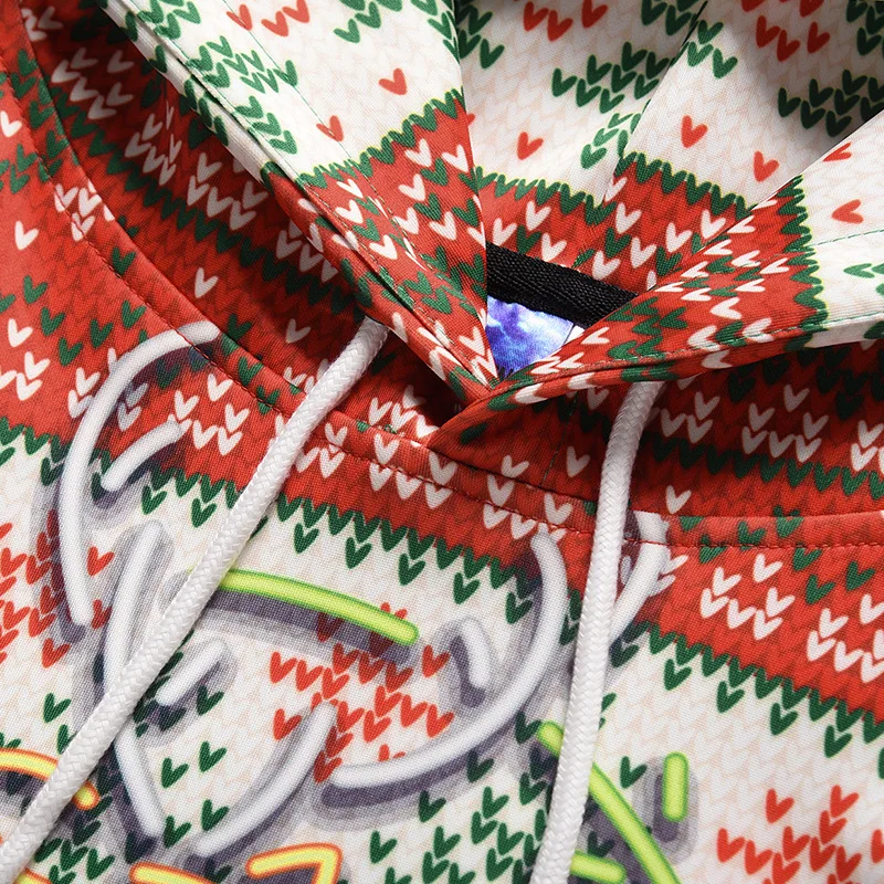 Рождественский комбинезон из двух предметов с капюшоном и длинным рукавом |