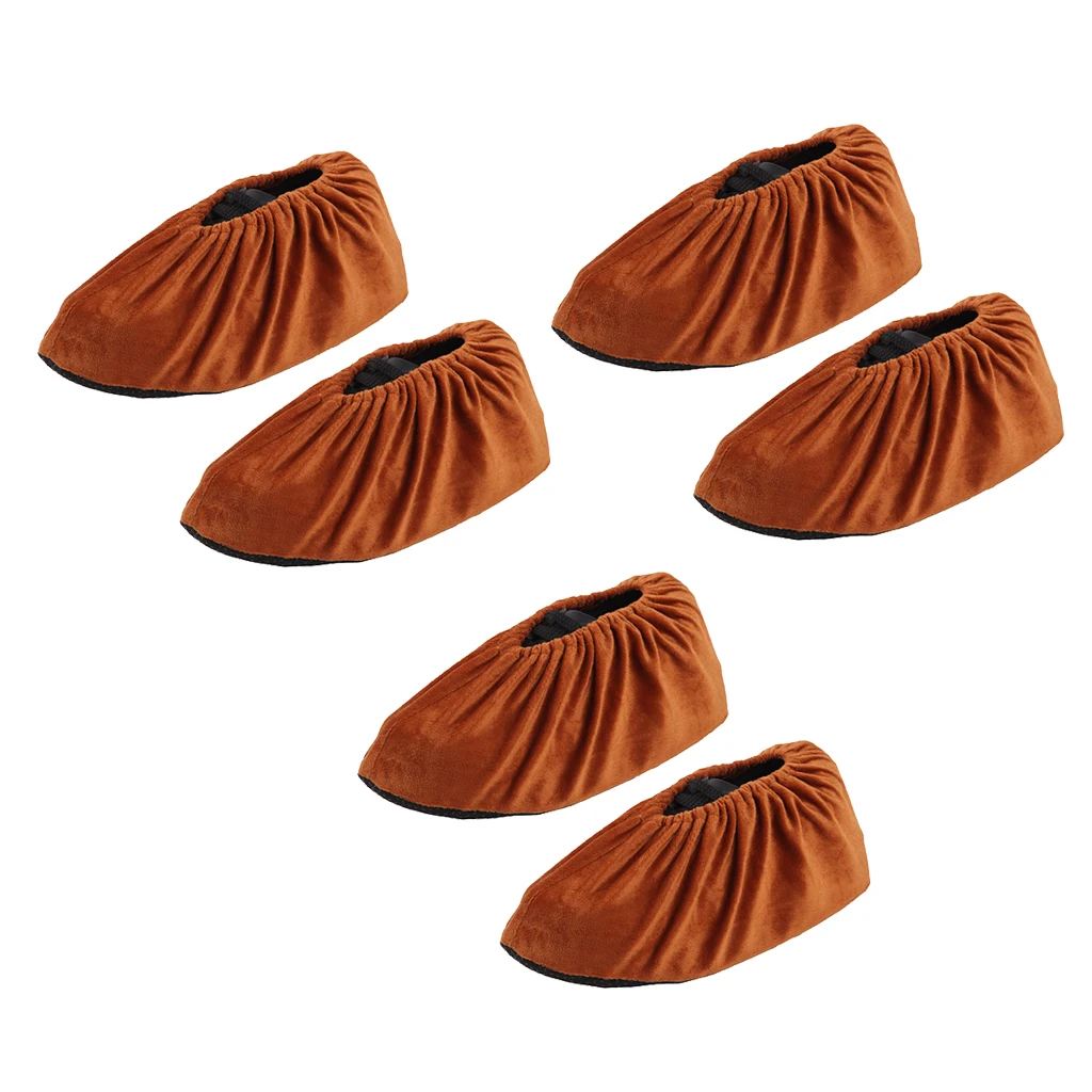 3 пары детских хлопковых утепленных колготок на нескользящие моющиеся Чехлы для