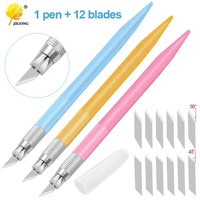 metal carving utility knife student non slip craft paper cutter pen stationery school art scrapbooking cutting supplies tools