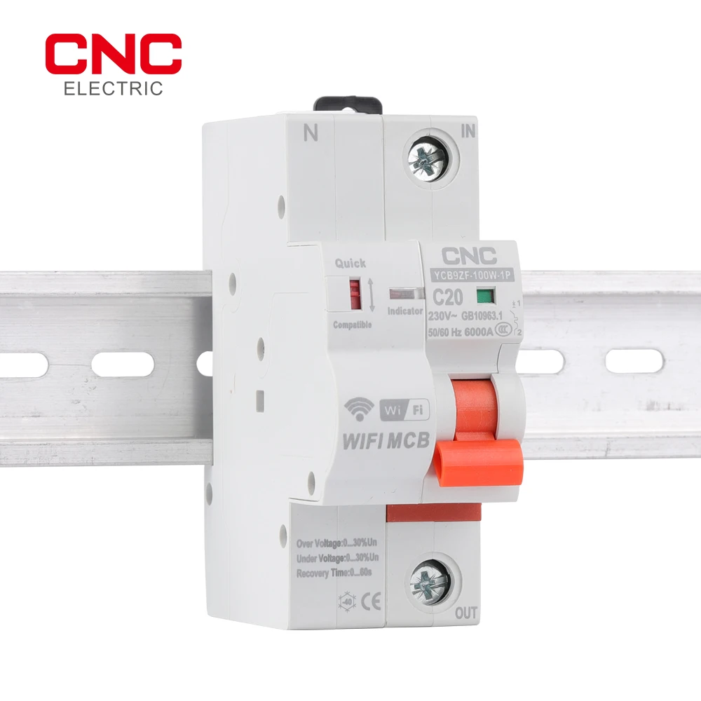CNC Din Rail Tuya WIFI Circuit таймер выключателя дистанционное управление через приложение