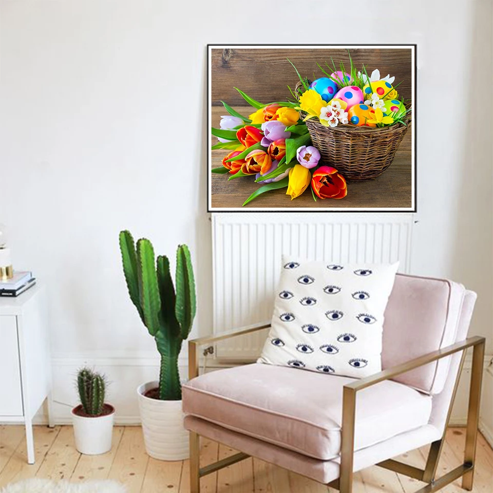 EverShine DIY 5D Diamond Painting Easter Egg Embroidery Full Square/round Rhinestones Mosaic Home Decor Handicraft Art|Алмазная