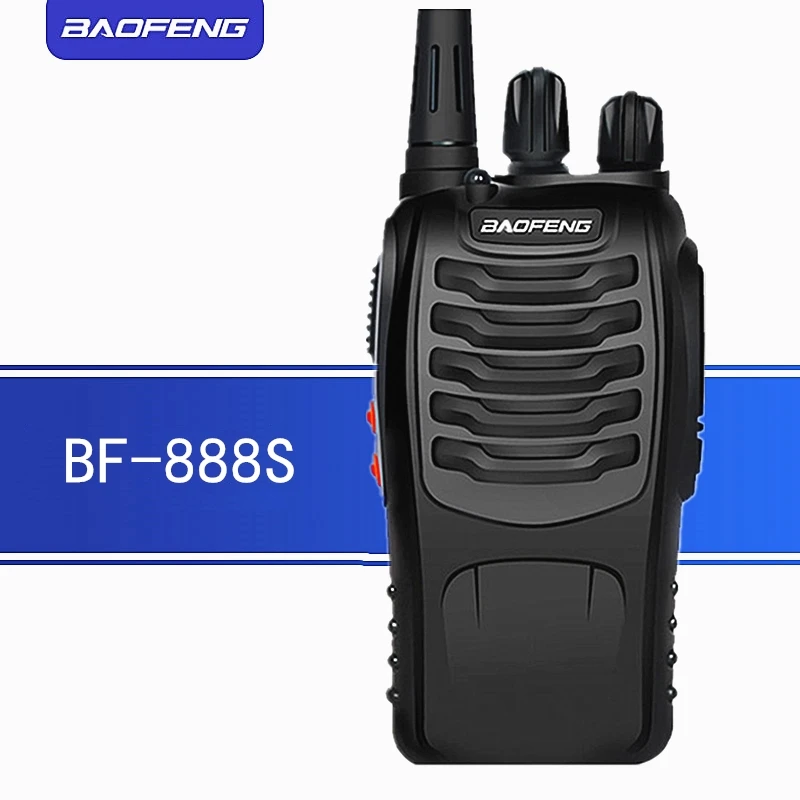 2 шт. BAOFENG BF 888S рация UHF радио baofeng портативный коммуникатор 5 Вт Мощность 400 470 МГц