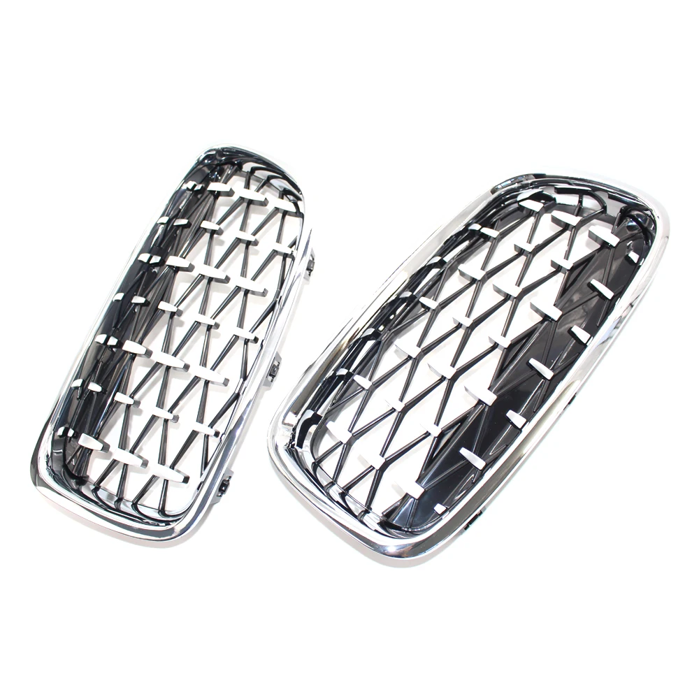 

1 Pair Car Racing Grills for BMW 3 Series F30 2013-2018 Meteors Kidney Front Grille Auto Racing Grille Modified Middle Grills