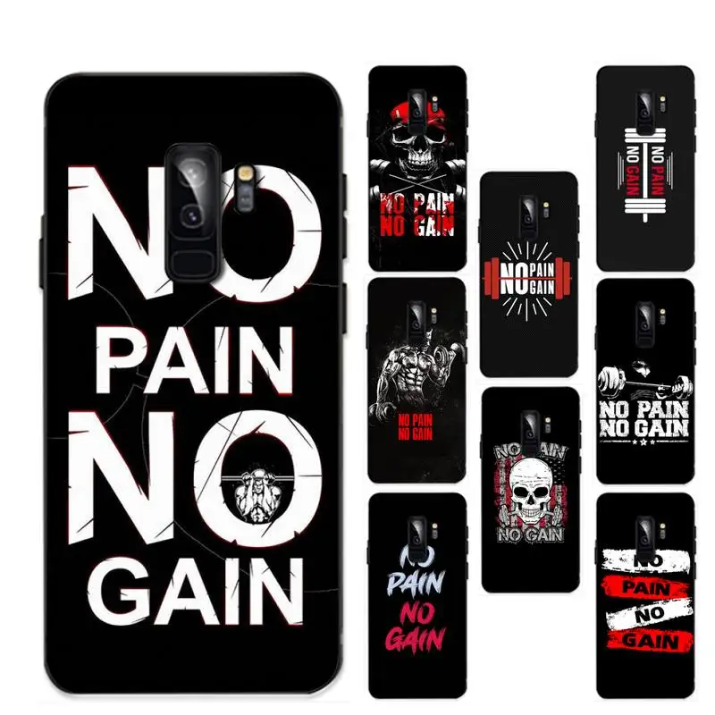 

No Pain No Gain Phone Case For Samsung Galaxy S 20lite S21 S21ULTRA s20 s20plus for S21plus 20UlTRA