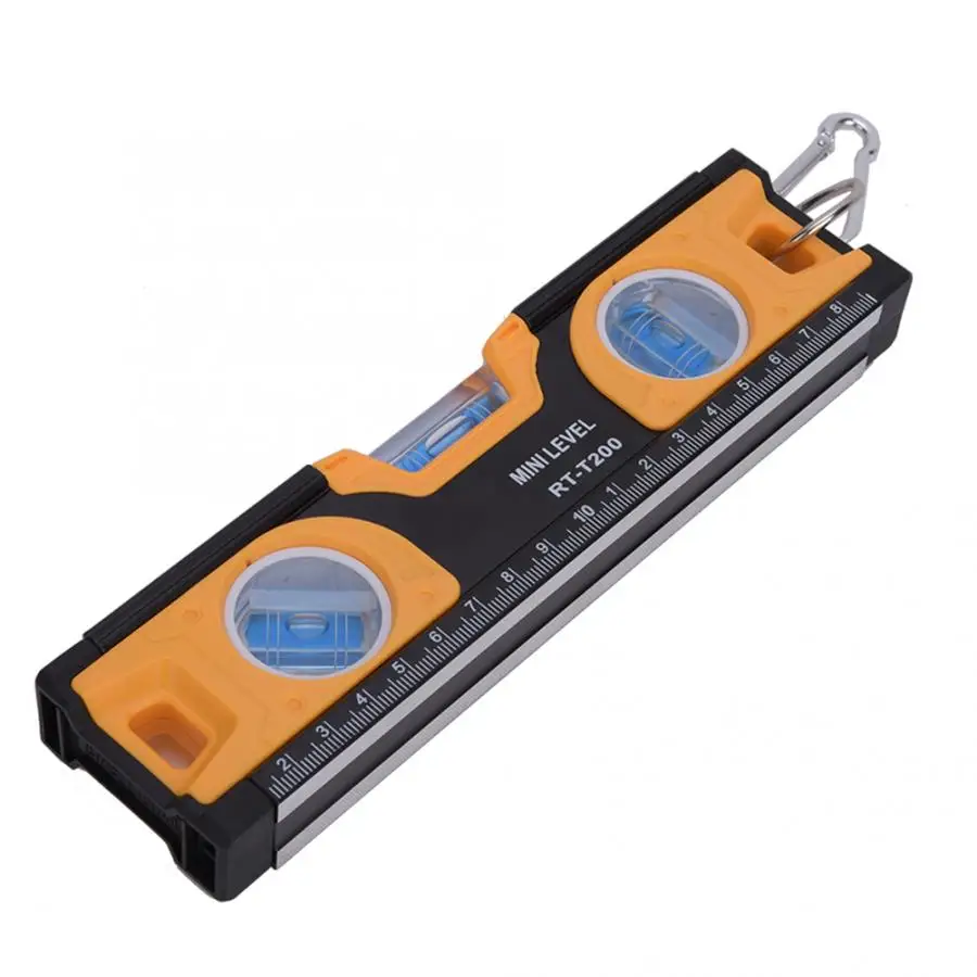 Высокоточная Магнитная линейка из алюминиевого сплава 200 мм спиртовой