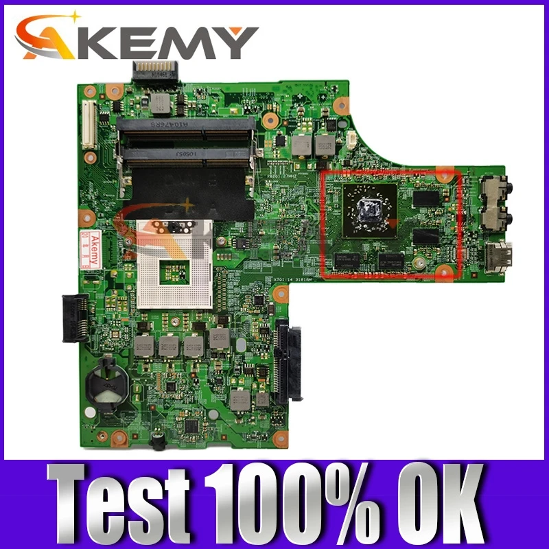 Оригинальная материнская плата для ноутбука DELL Inspiron N5010 CN 0VX53T 09909 1 216 0774007 HM57