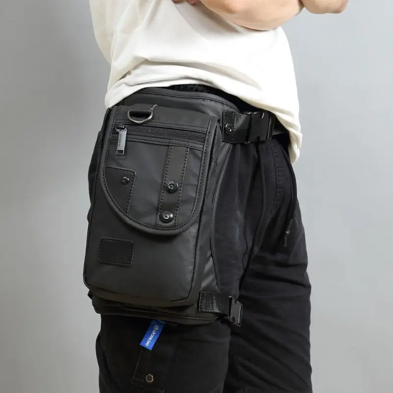 

Waterproof Leg Bag Men Fanny Waist Pack Drop Messenger Shoulder Bags Travel Motorcycle Tactical Chest Pouch Bum Hip Belt Purse