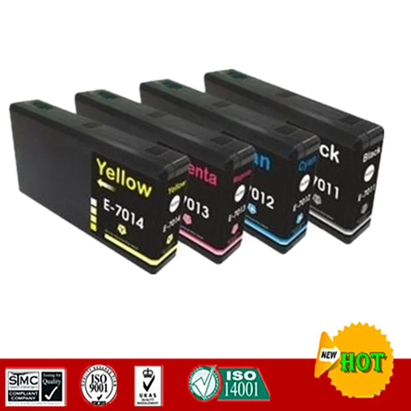 

Compatible ink cartridges for T7011 - T7014 suit for Epson WP-4010 4023 4090 4520 4533 4590 etc