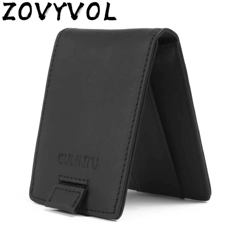 ZOVYVOL 2020 модный мужской тонкий кошелек Rfid с двойным выдвижным кожаным