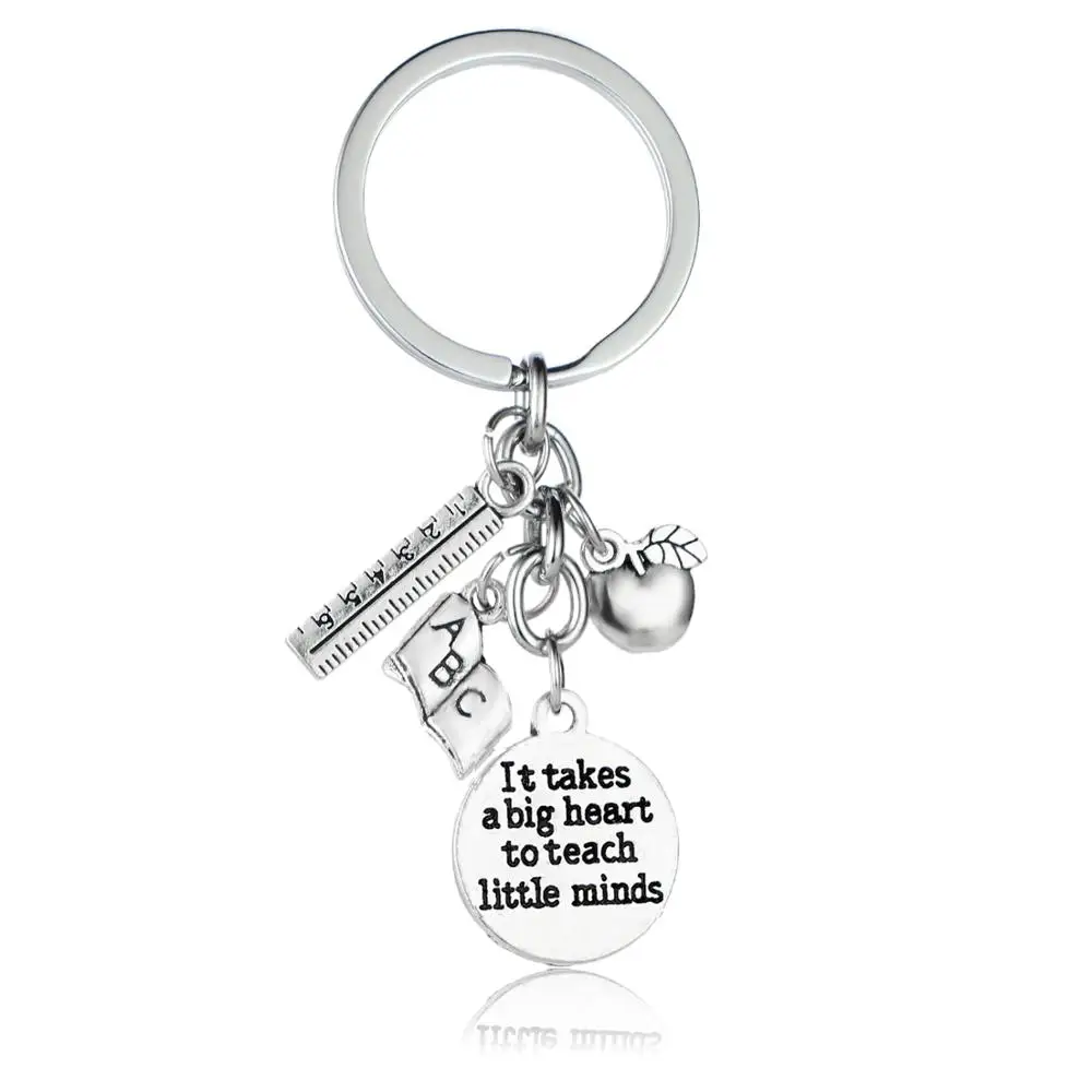 Учительские Цепочки Кольца Для Ключей благодарственные подарки Apple