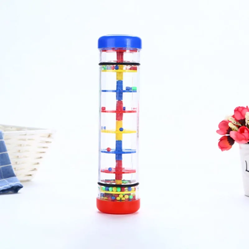 

1Pcs Hand Shaking Music Toy One Section/Two Section Nice Gift Plastic Early Education Toy Toddler Musical Game Rain Stick