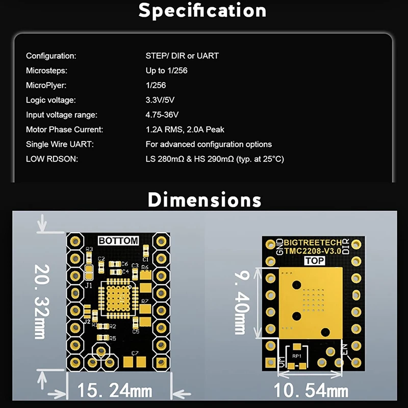 _ Прямая версия SKR 2 32-битная Бесшумная материнская плата + 5 шт. TMC2208 V3.0 Драйвер