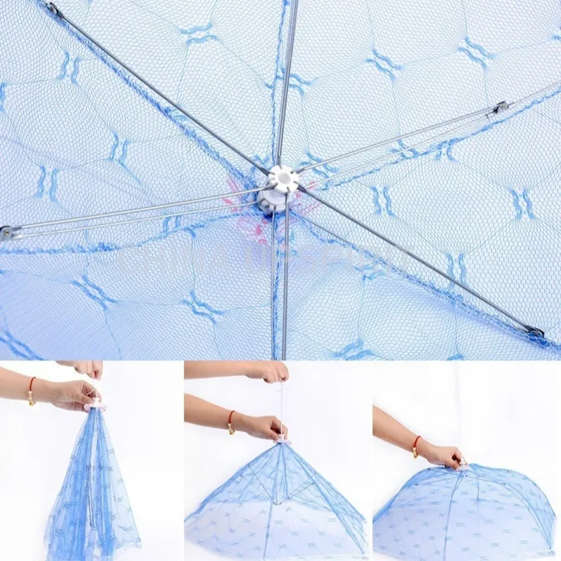 

Kitchen Accessories Foldable Mesh Lace Food Cover Anti-fly Mosquito Food Cover Kitchen Tools Table Decoration Kitchen Gadgets