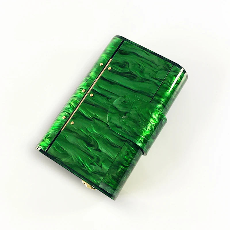 20New Мода Для женщин однотонные жемчужные ожерелья зеленые акриловые на вечерняя