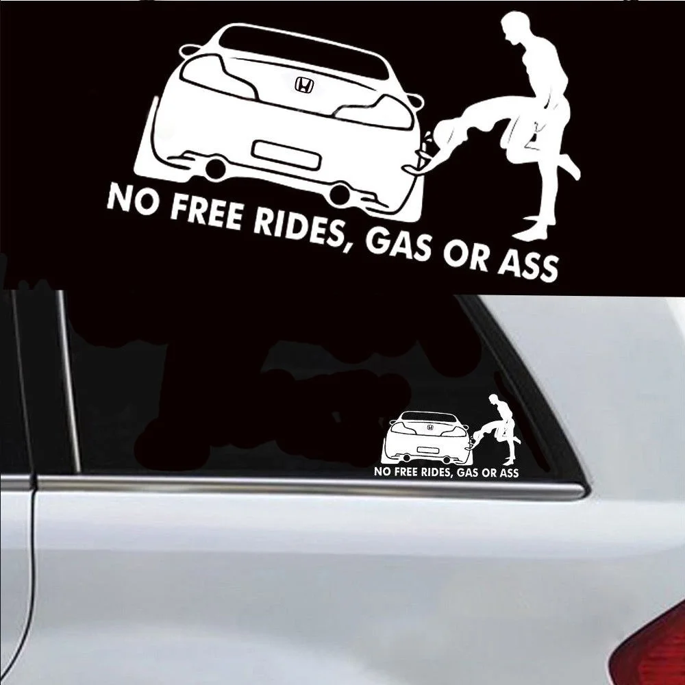 

Виниловая наклейка «No Free Rides» для 2 шт.