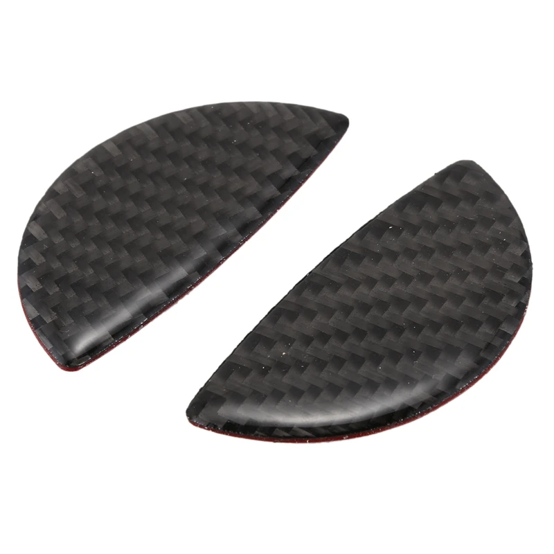 2X карбоновая Автомобильная дверная ручка Накладка для Mini Cooper R55 R56 R60 R61 F55|Наклейки