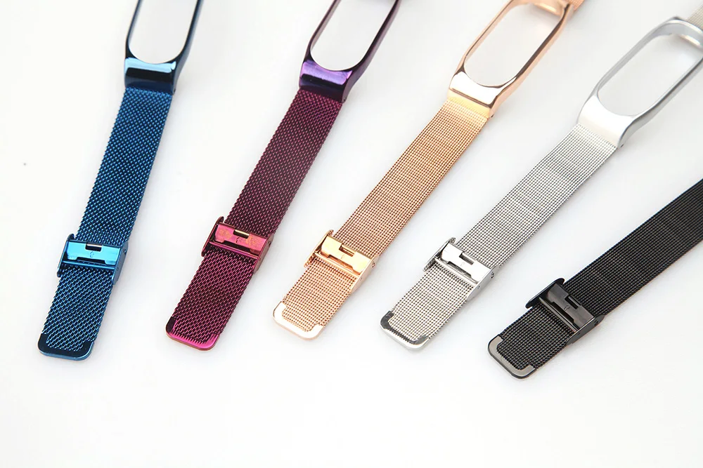 Mi Band 4 ремешок из нержавеющей стали для Mi Band 3/4 Ремешок Браслет Miband 4 Браслеты